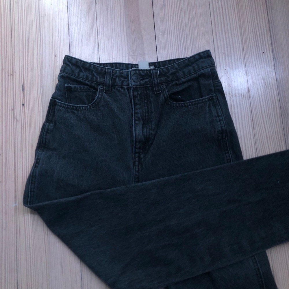 H&M High-Waisted Black Jeans